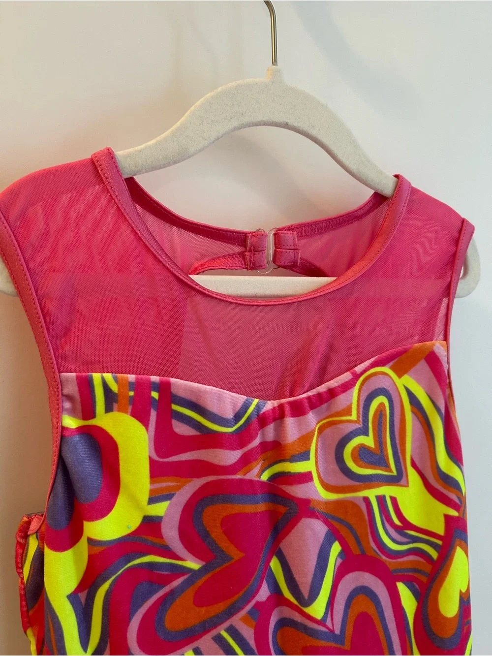 Weissman “Nobody Like You” Pink Heart-Print Dance Dress - Size Child’s Large